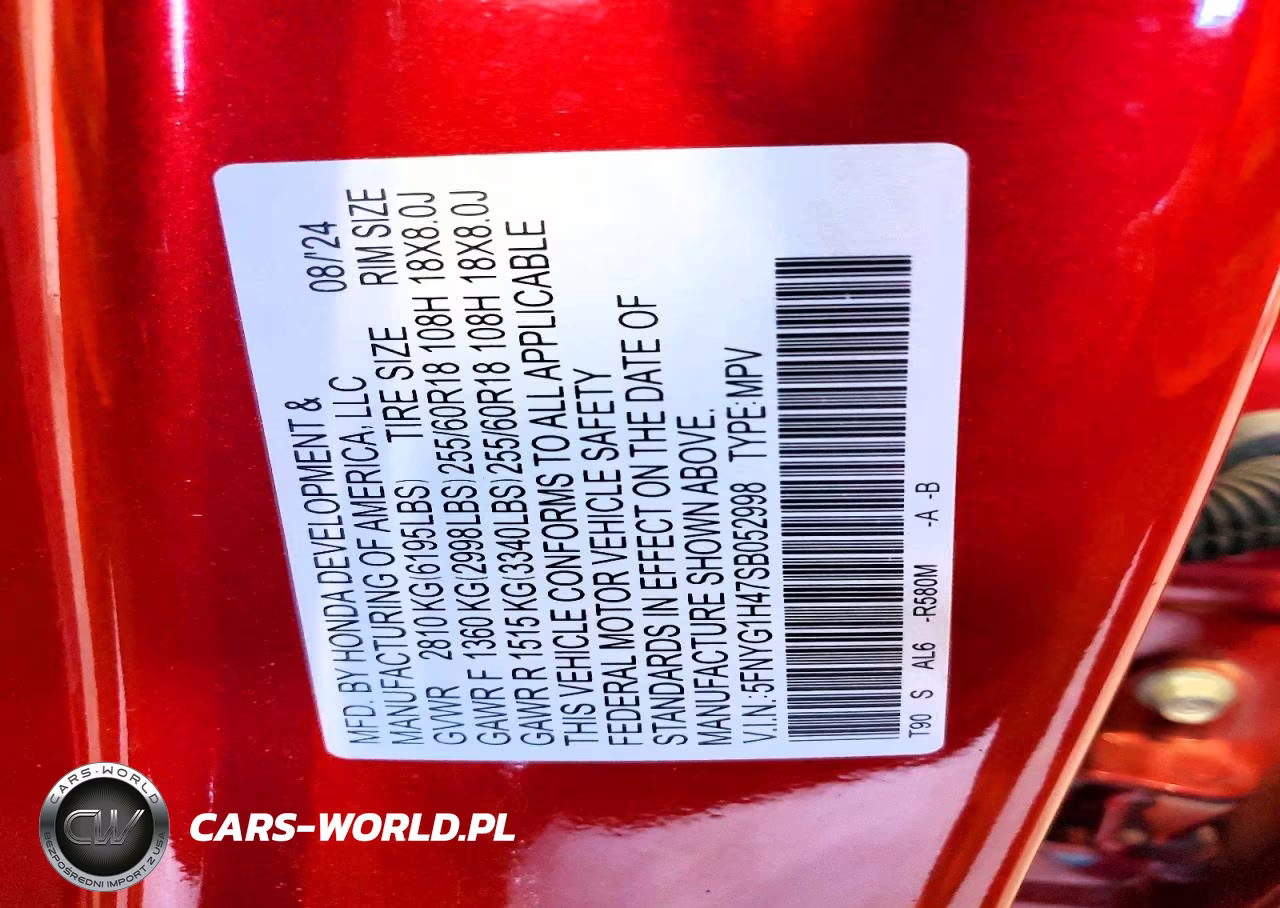 2025 Honda Pilot Exl VIN:5FNYG1H47SB052998 - 13