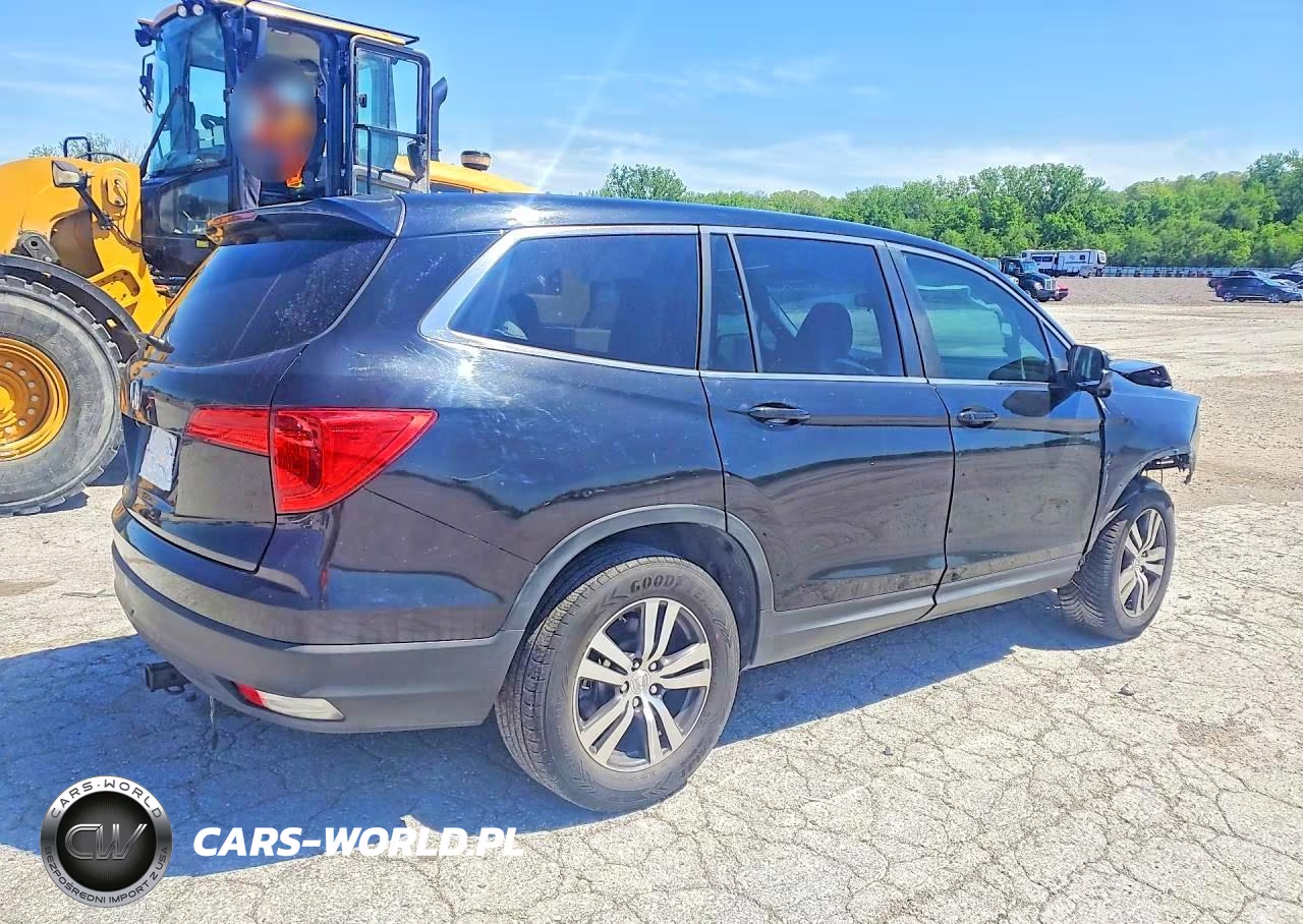 2017 Honda Pilot Ex VIN:5FNYF5H34HB000688 - 3