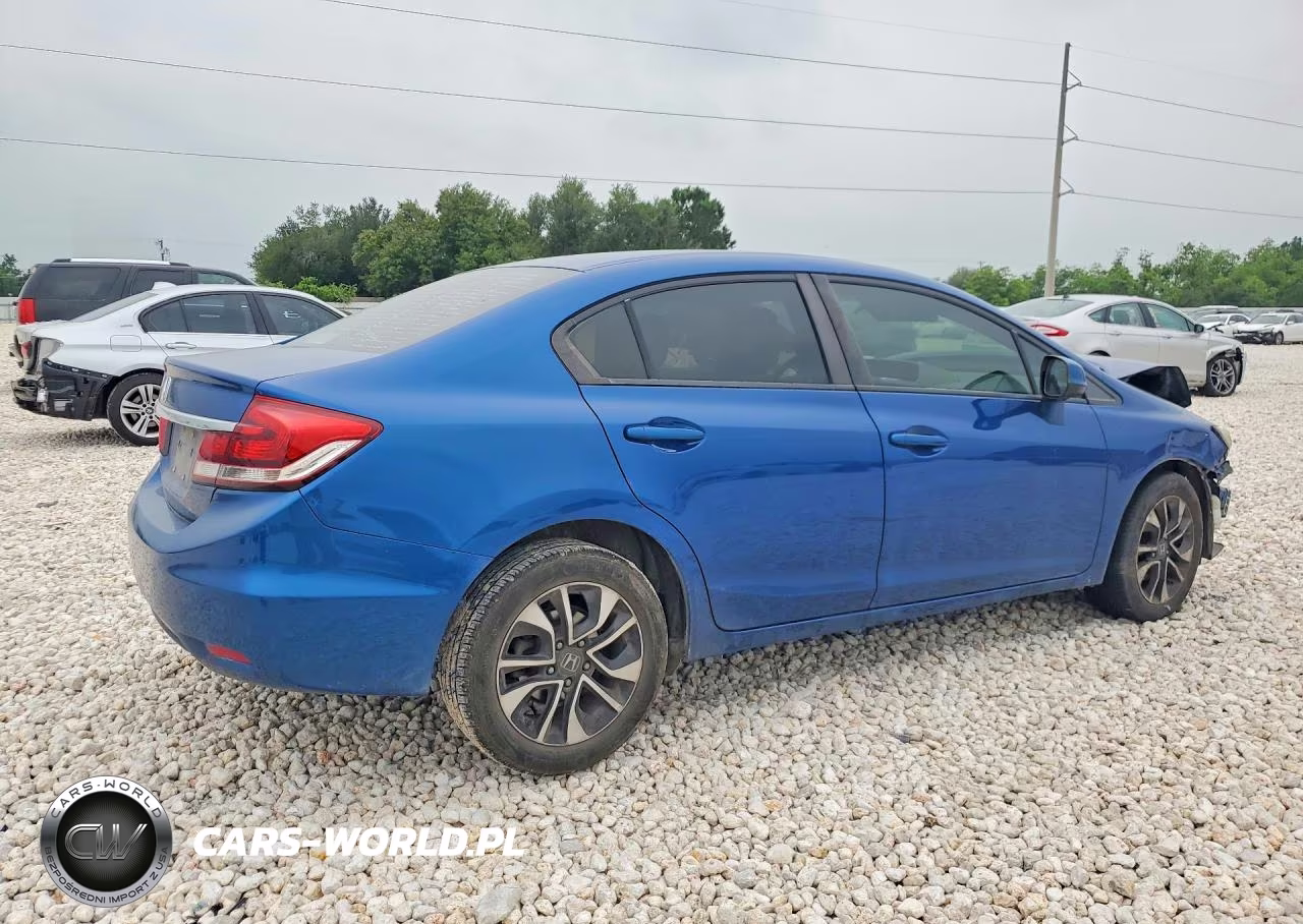 2013 Honda Civic Ex VIN:19XFB2F86DE016424 - 3