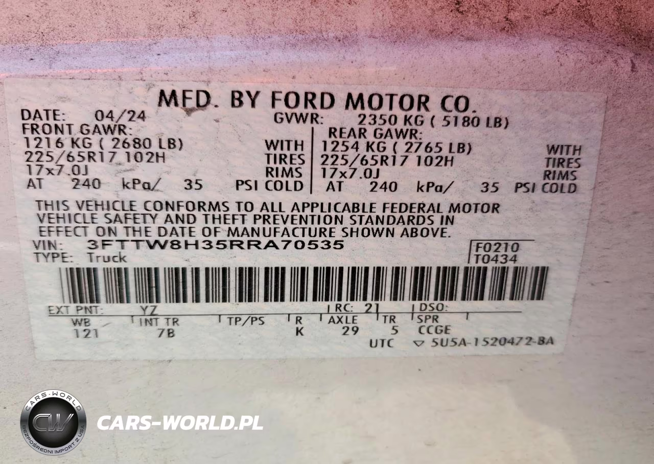 2024 Ford Maverick Xlt VIN:3FTTW8H35RRA70535 - 13
