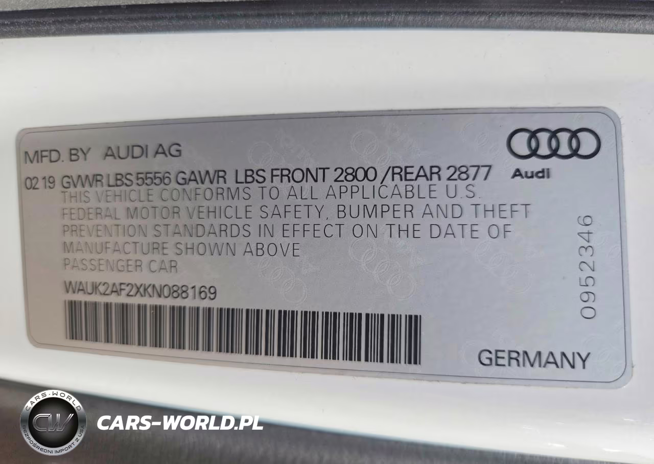2019 Audi A6 Premium VIN:WAUK2AF2XKN088169 - 12