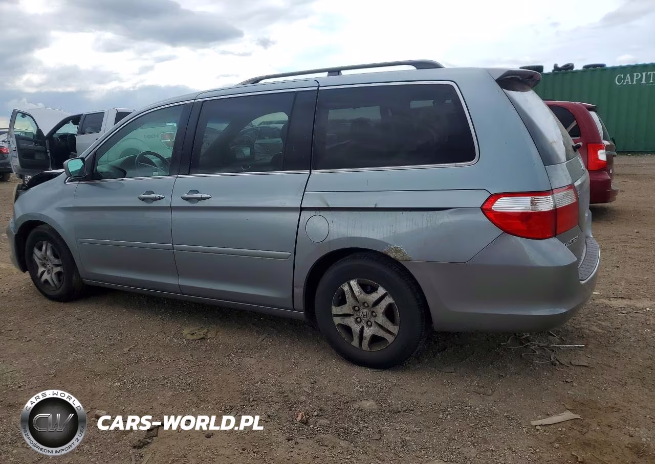 2007 Honda Odyssey Exl VIN:5FNRL38767B001277 - 2