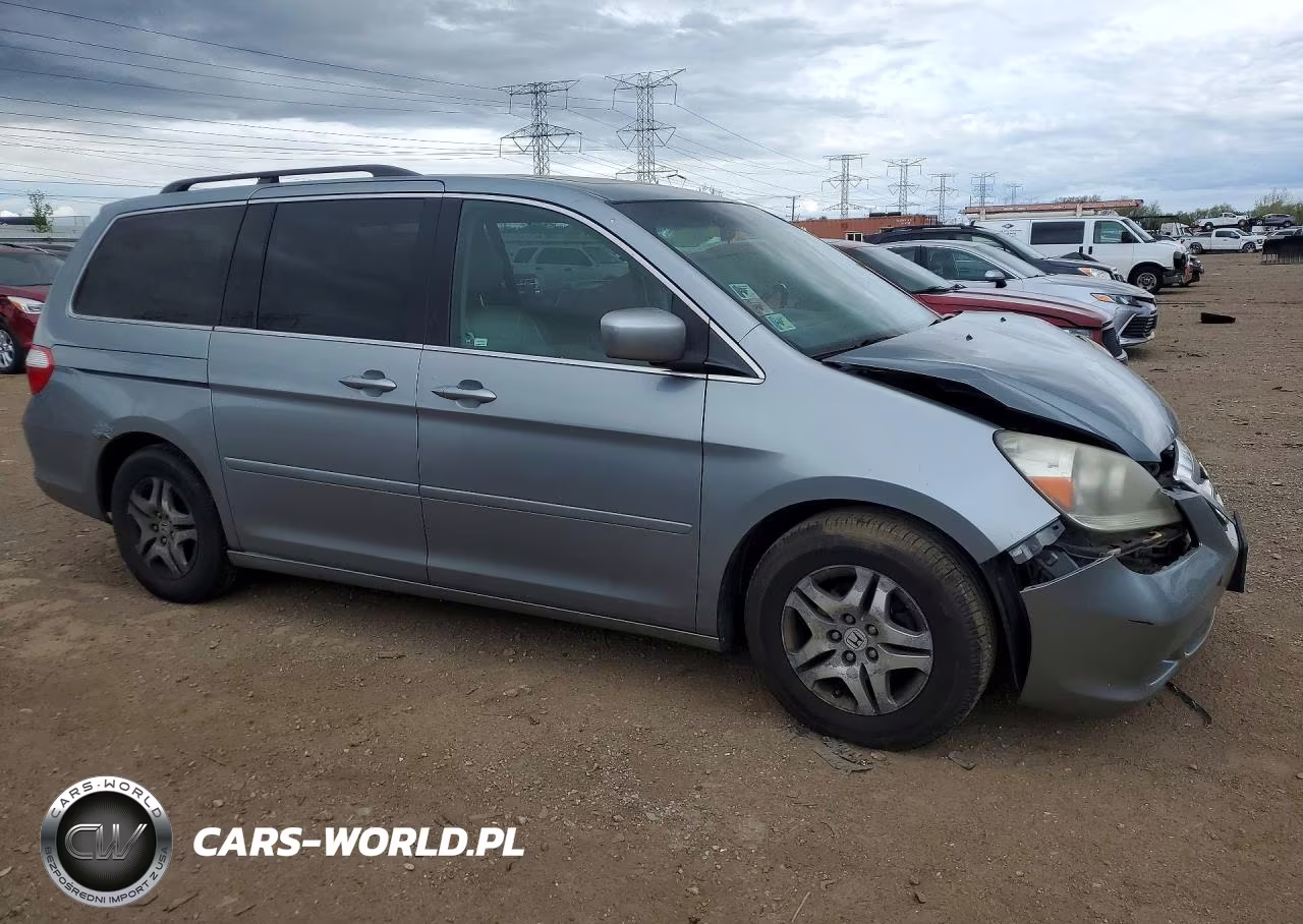 2007 Honda Odyssey Exl VIN:5FNRL38767B001277 - 4
