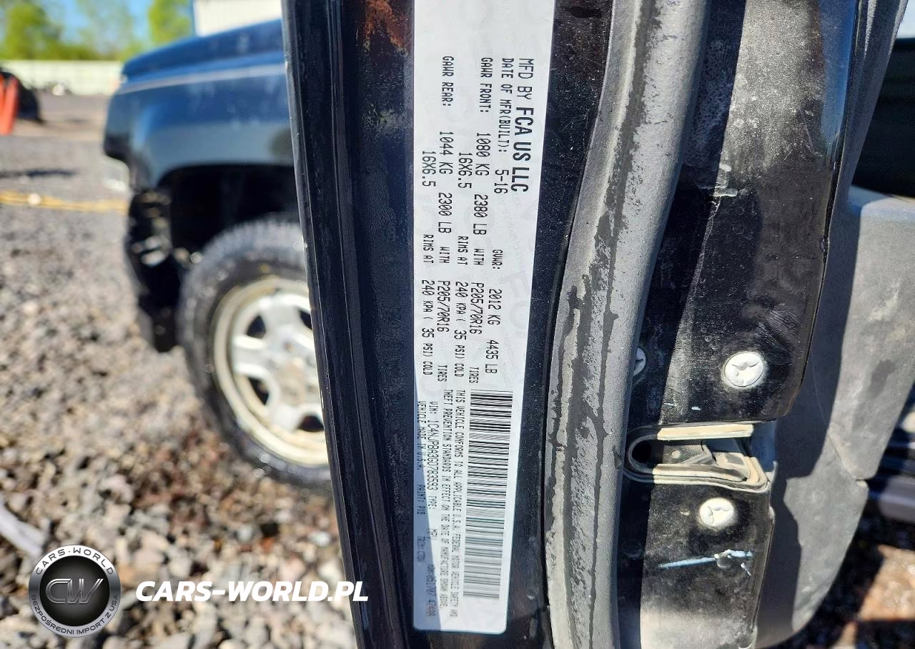 2016 Jeep Patriot Sport VIN:1C4NJPBA3GD783593 - 12