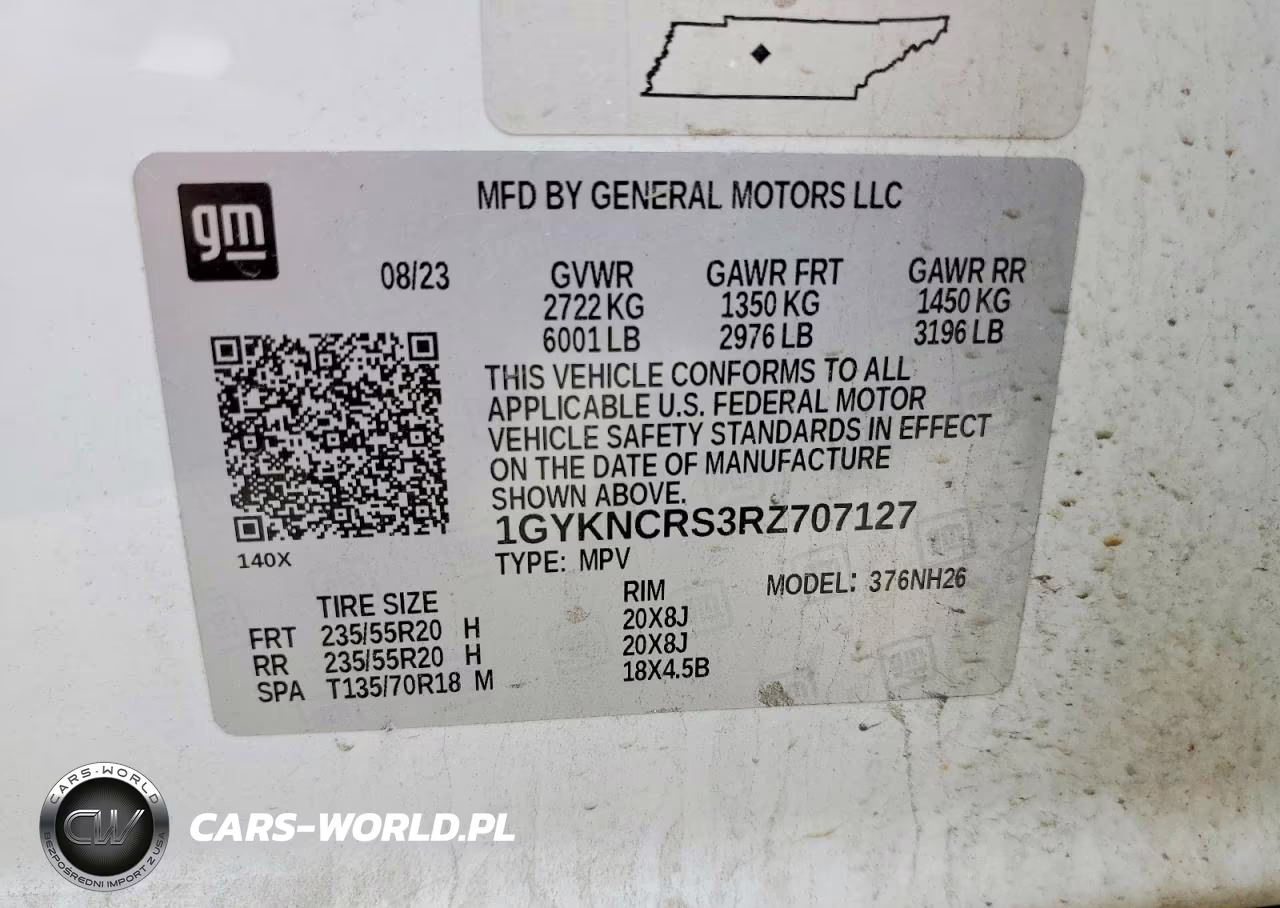 2024 Cadillac Xt5 Premium Luxury VIN:1GYKNCRS3RZ707127 - 14