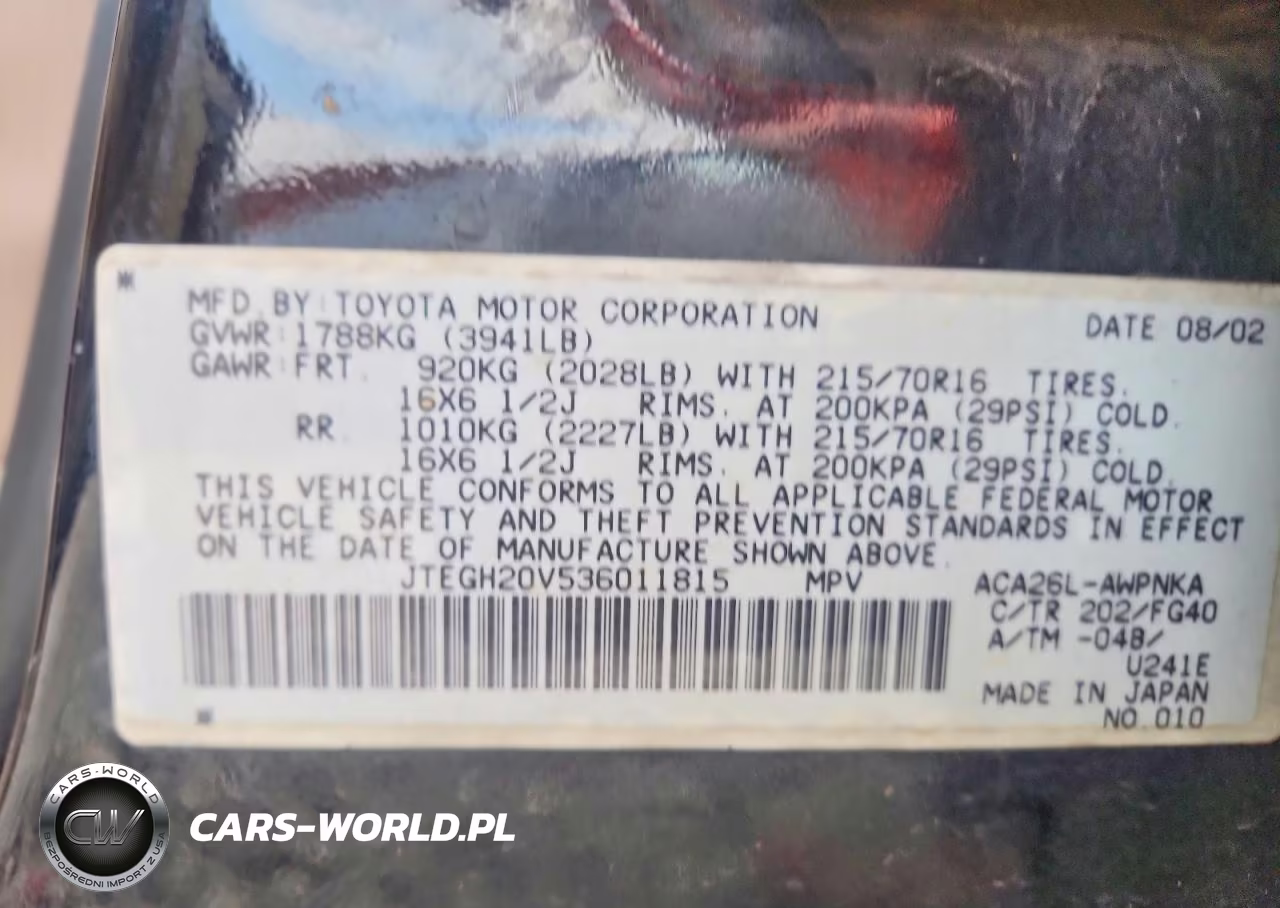 2003 Toyota Rav4 Base VIN:JTEGH20V536011815 - 13