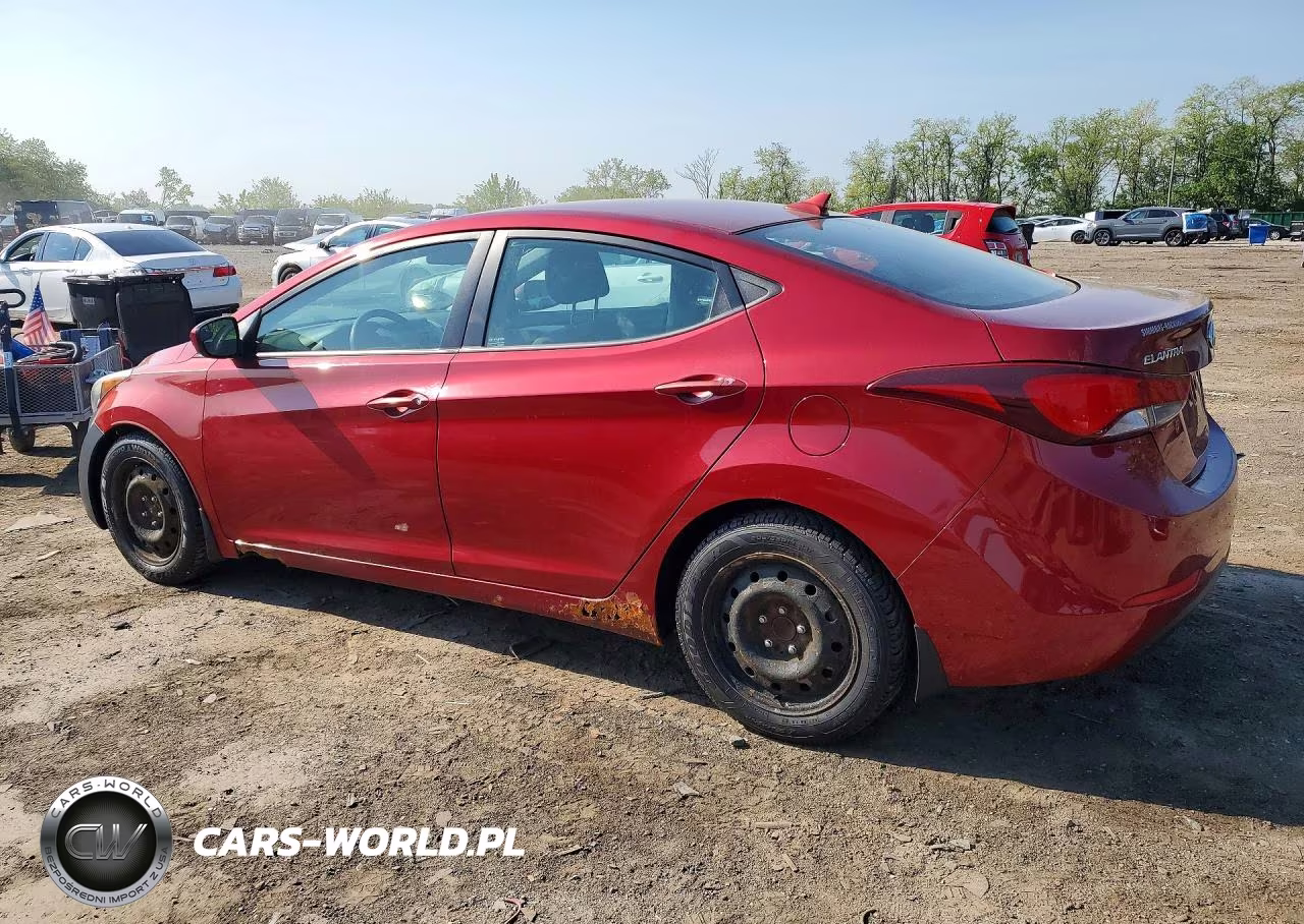 2014 Hyundai Elantra Se VIN:5NPDH4AE3EH541355 - 2