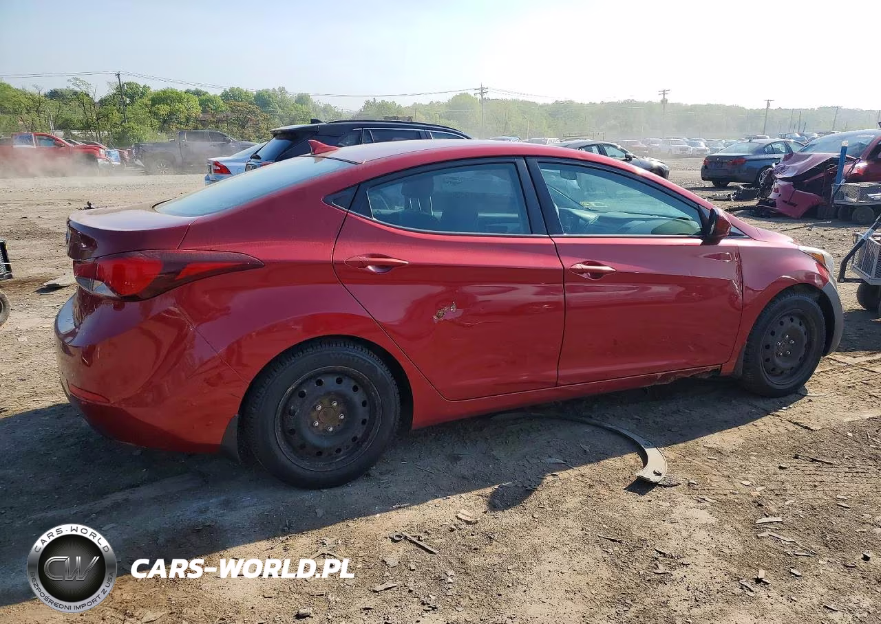 2014 Hyundai Elantra Se VIN:5NPDH4AE3EH541355 - 3