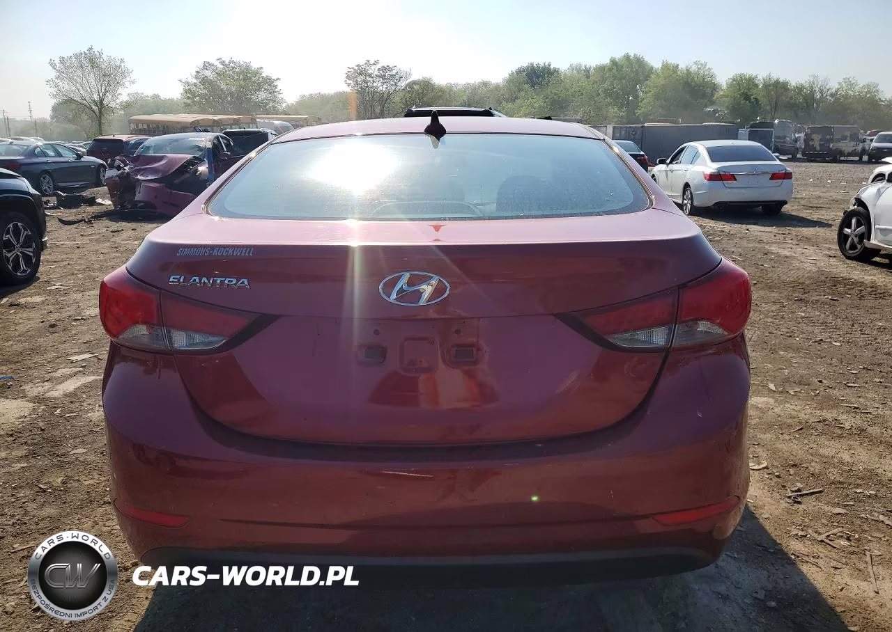 2014 Hyundai Elantra Se VIN:5NPDH4AE3EH541355 - 6