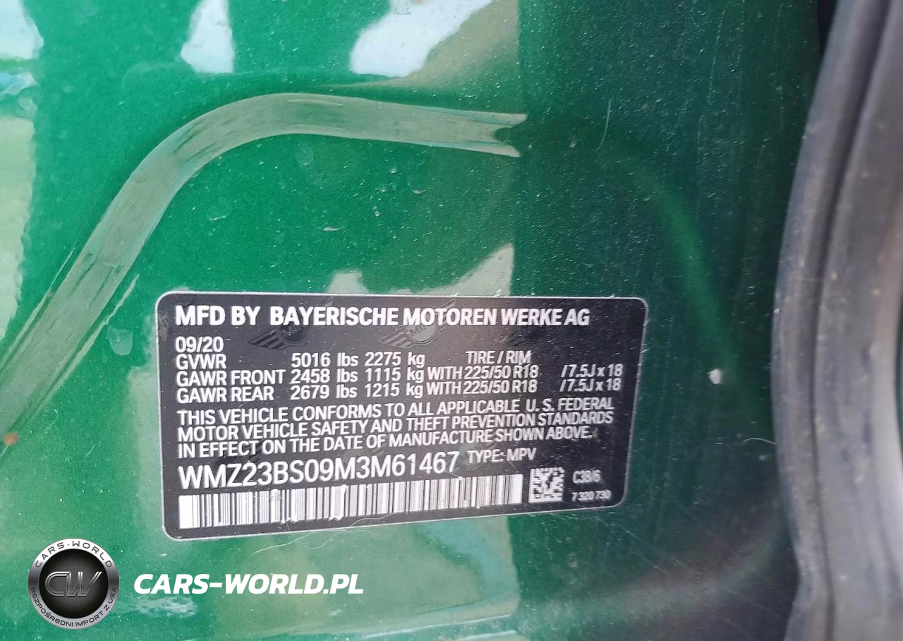 2021 Mini Cooper S E Countryman All4 VIN:WMZ23BS09M3M61467 - 12