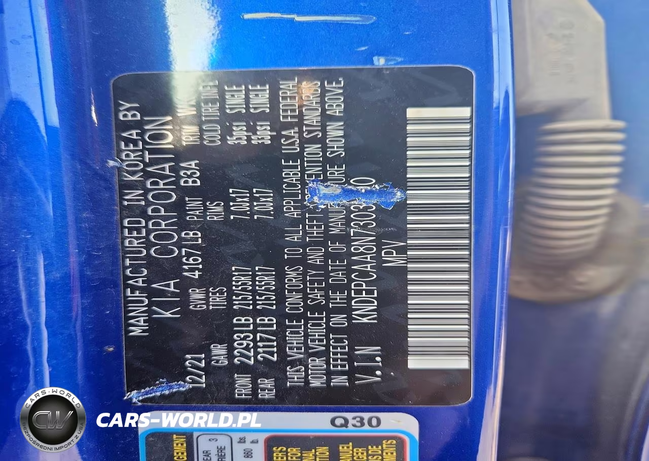 2022 Kia Seltos Lx VIN:KNDEPCAA8N7303200 - 12