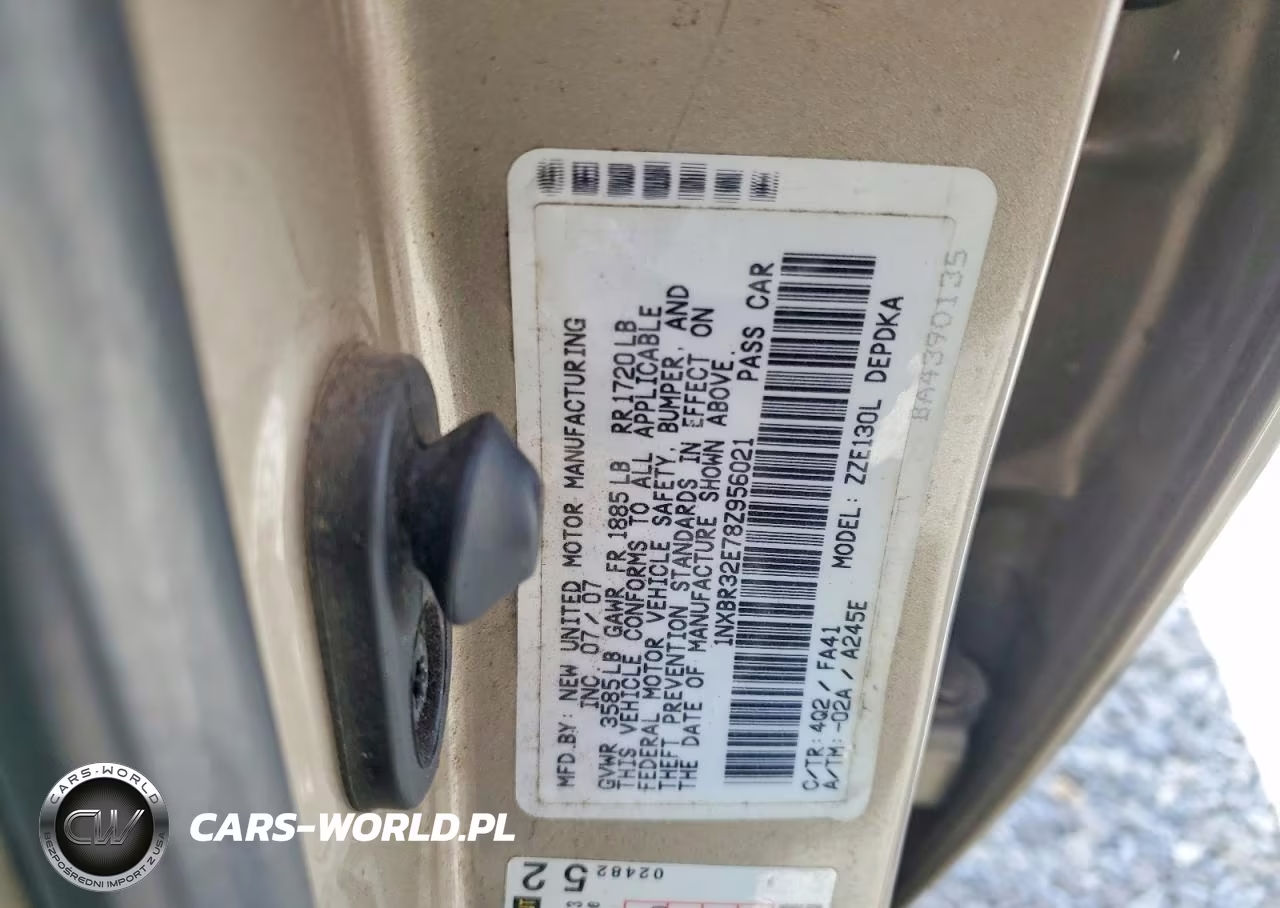 2008 Toyota Corolla Ce VIN:1NXBR32E78Z956021 - 12