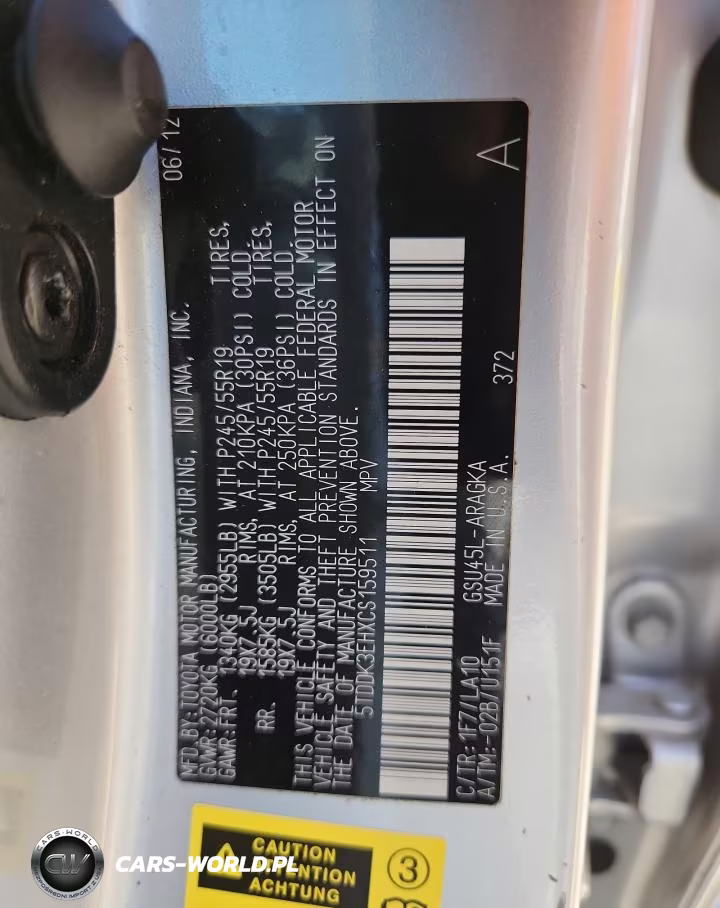 2012 Toyota Highlander Limited VIN:5TDDK3EHXCS159511 - 13