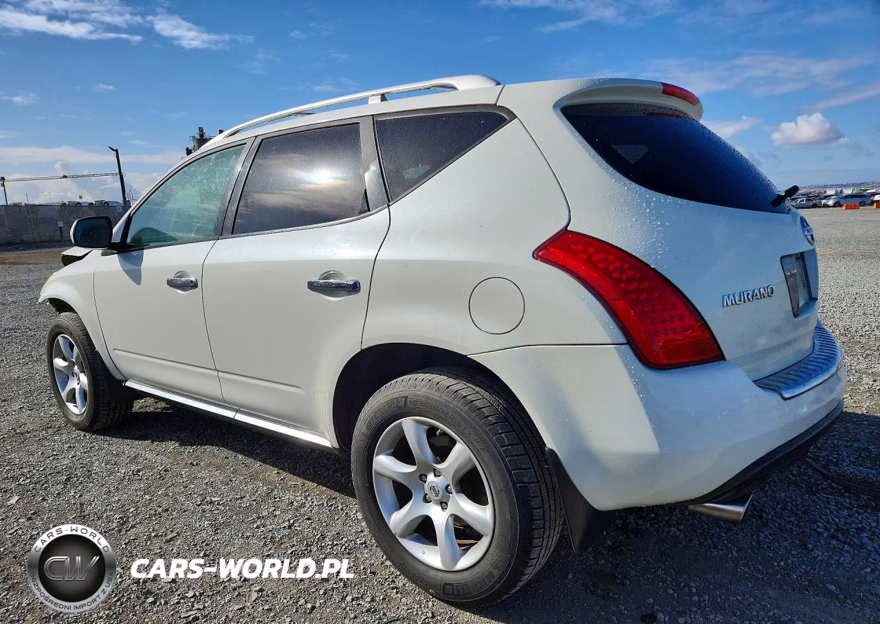 2007 Nissan Murano S VIN:JN8AZ08W57W615299 - 2