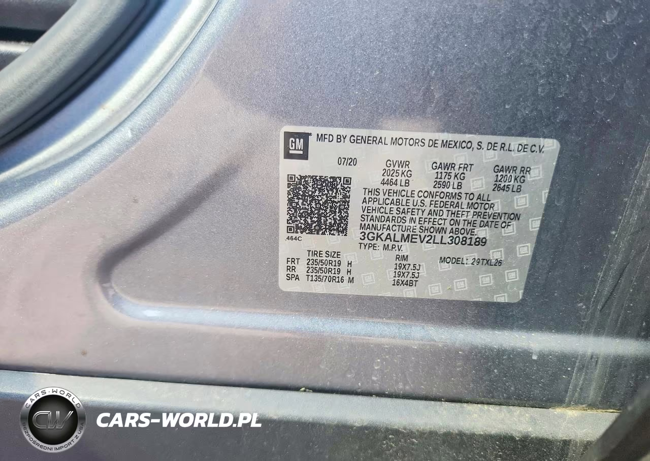 2020 GMC Terrain Sle VIN:3GKALMEV2LL308189 - 13