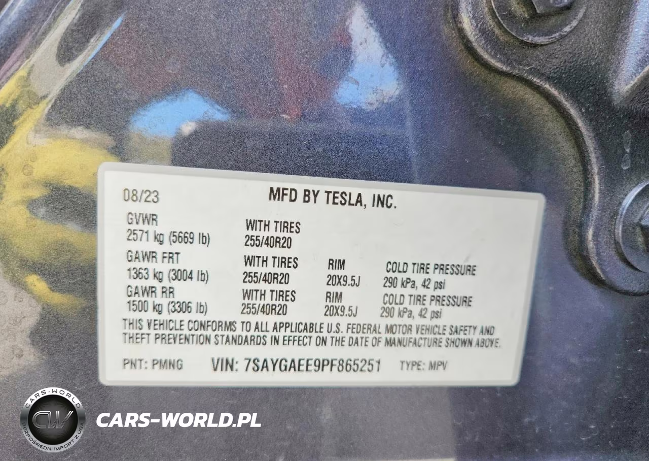 2023 Tesla Model Y VIN:7SAYGAEE9PF865251 - 14