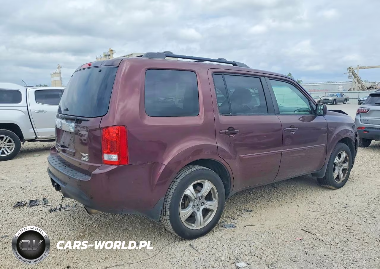 2013 Honda Pilot Exl VIN:5FNYF4H58DB072516 - 3