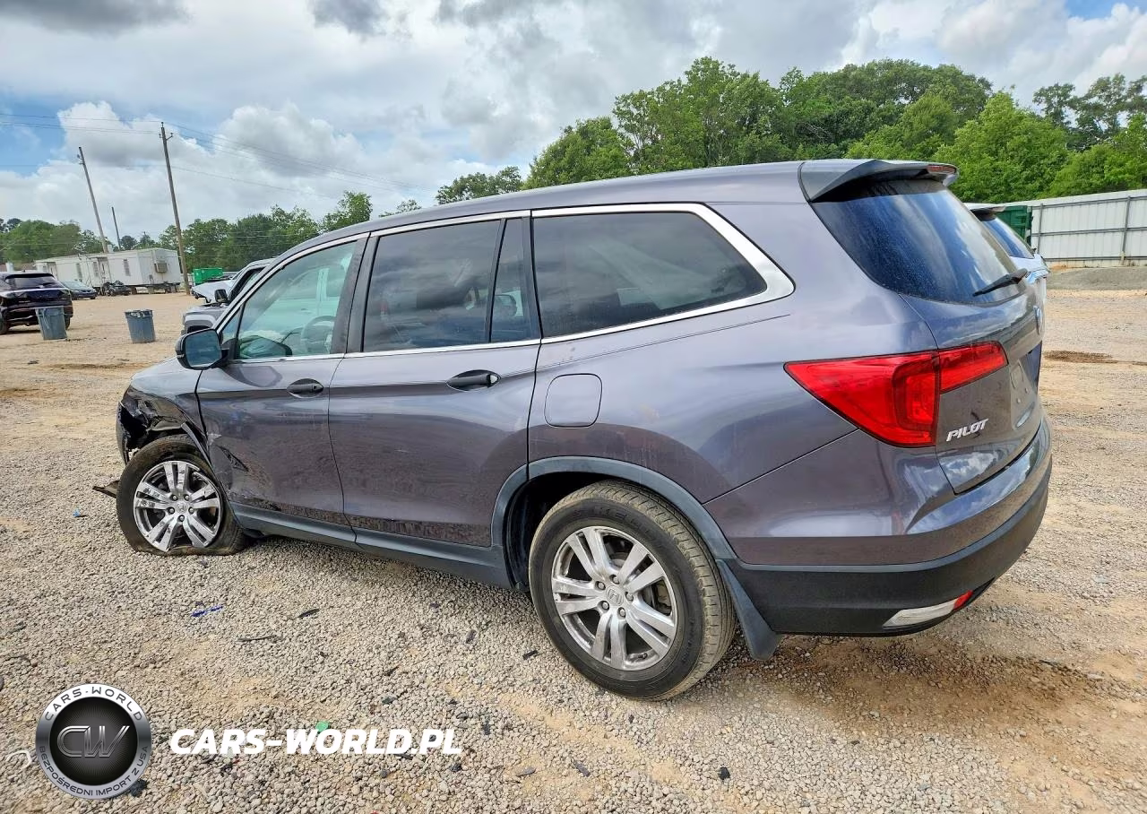 2017 Honda Pilot Lx VIN:5FNYF5H16HB034887 - 2