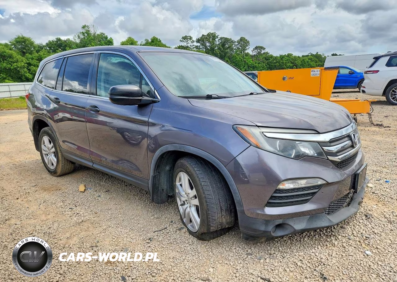 2017 Honda Pilot Lx VIN:5FNYF5H16HB034887 - 4