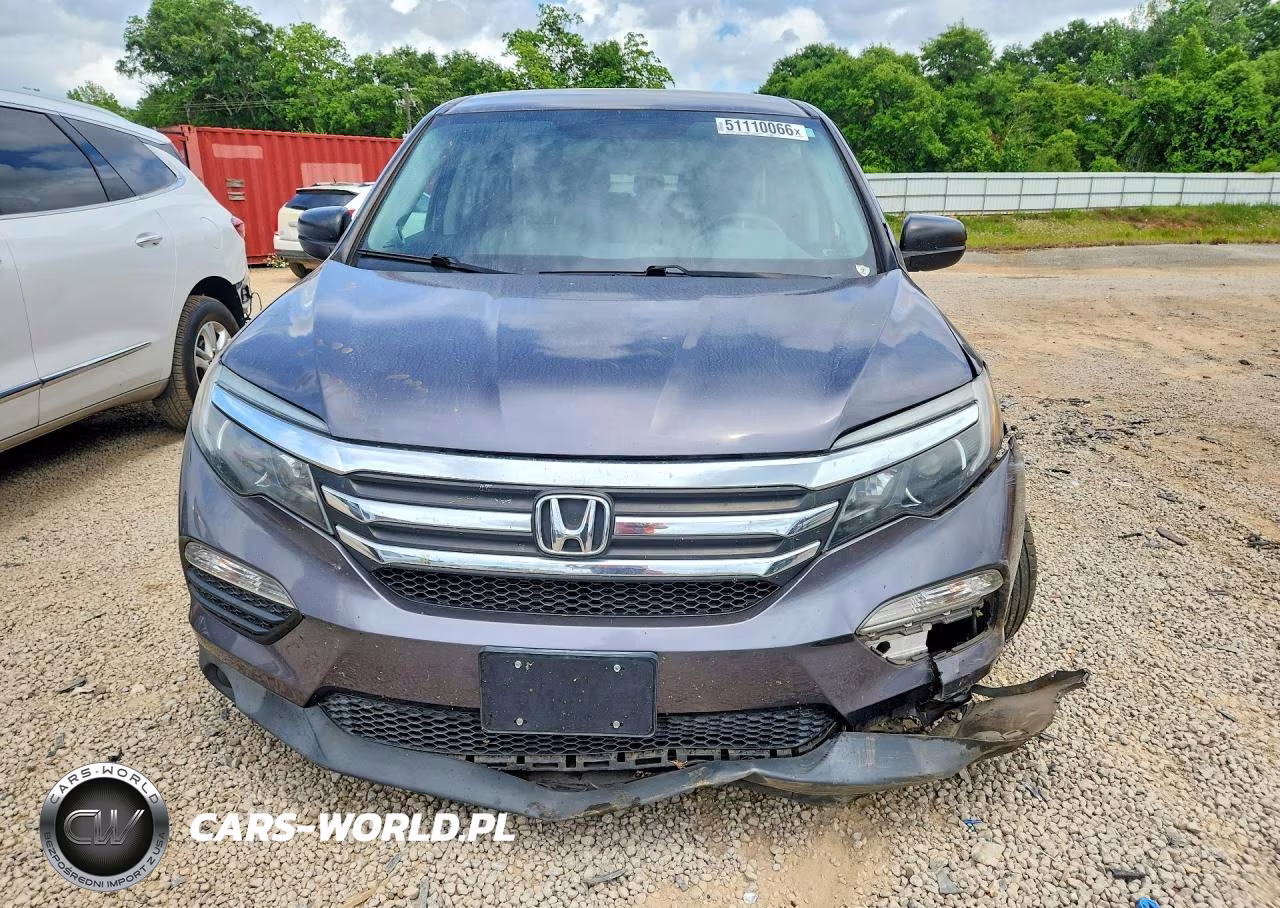 2017 Honda Pilot Lx VIN:5FNYF5H16HB034887 - 5