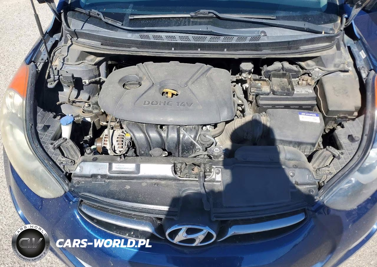 2013 Hyundai Elantra Gls VIN:KMHDH4AEXDU685016 - 11