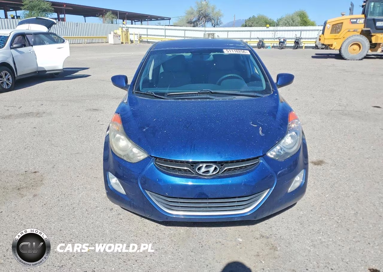 2013 Hyundai Elantra Gls VIN:KMHDH4AEXDU685016 - 5