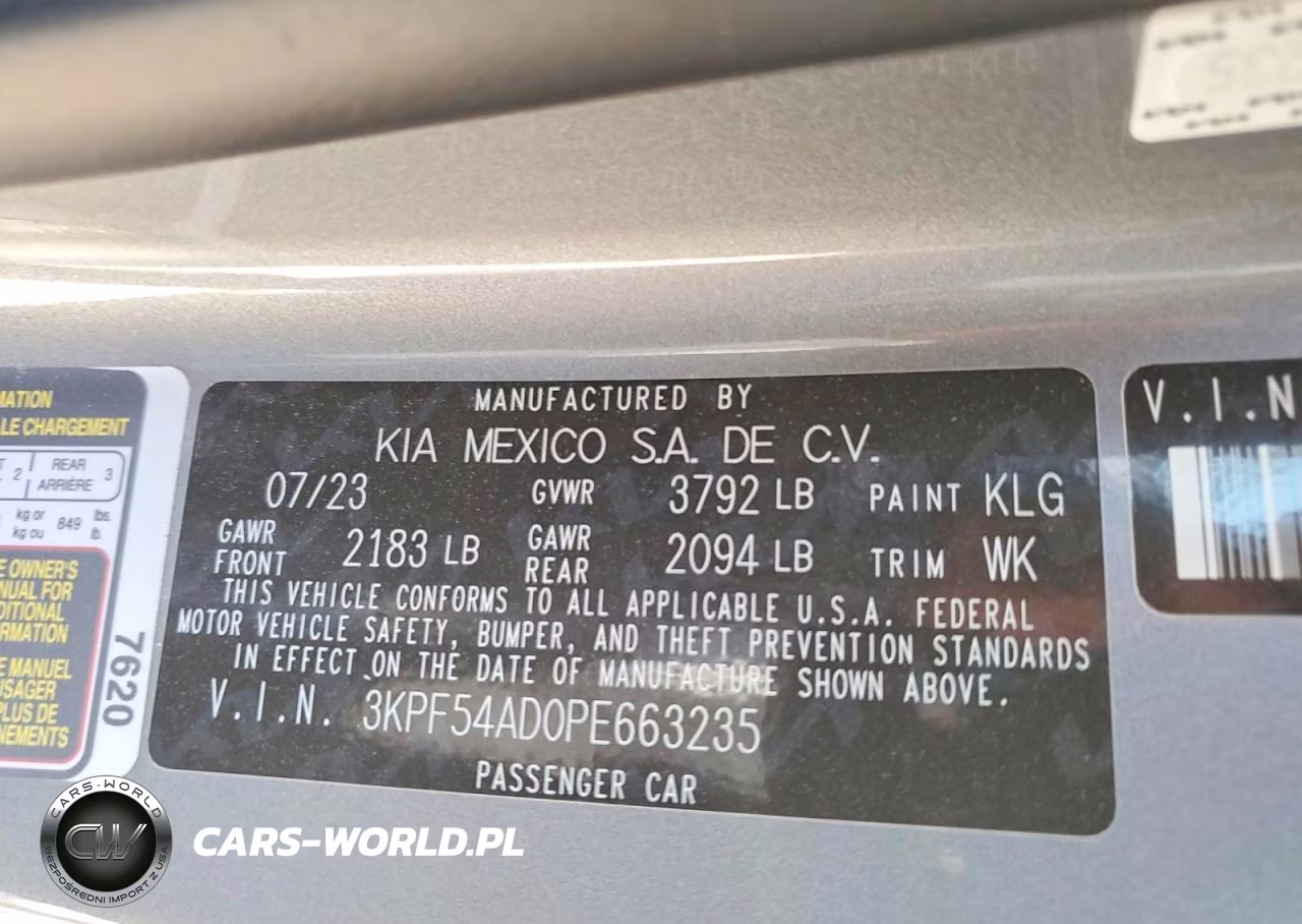 2023 Kia Forte Gt Line VIN:3KPF54AD0PE663235 - 13