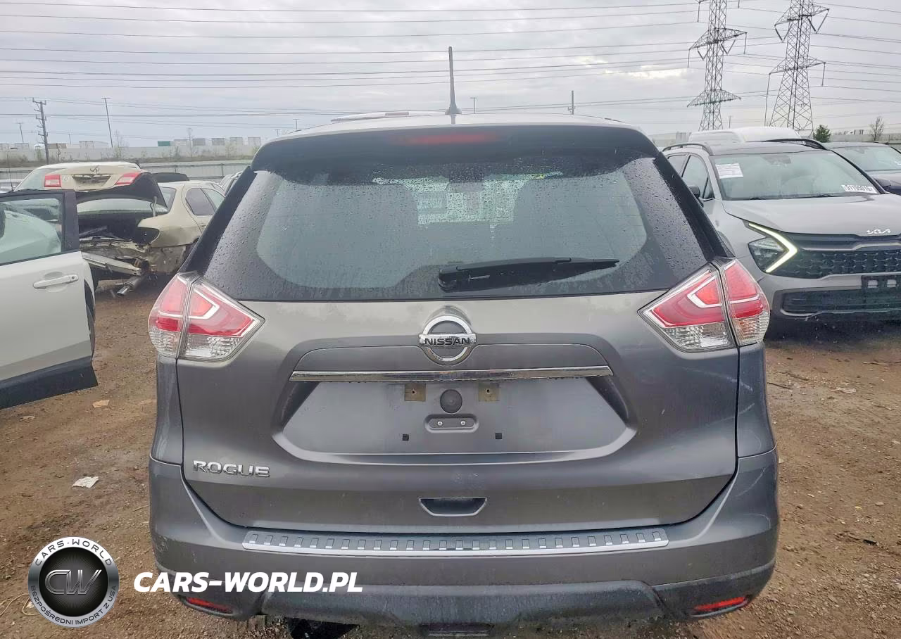 2015 Nissan Rogue S VIN:KNMAT2MTXFP543030 - 6