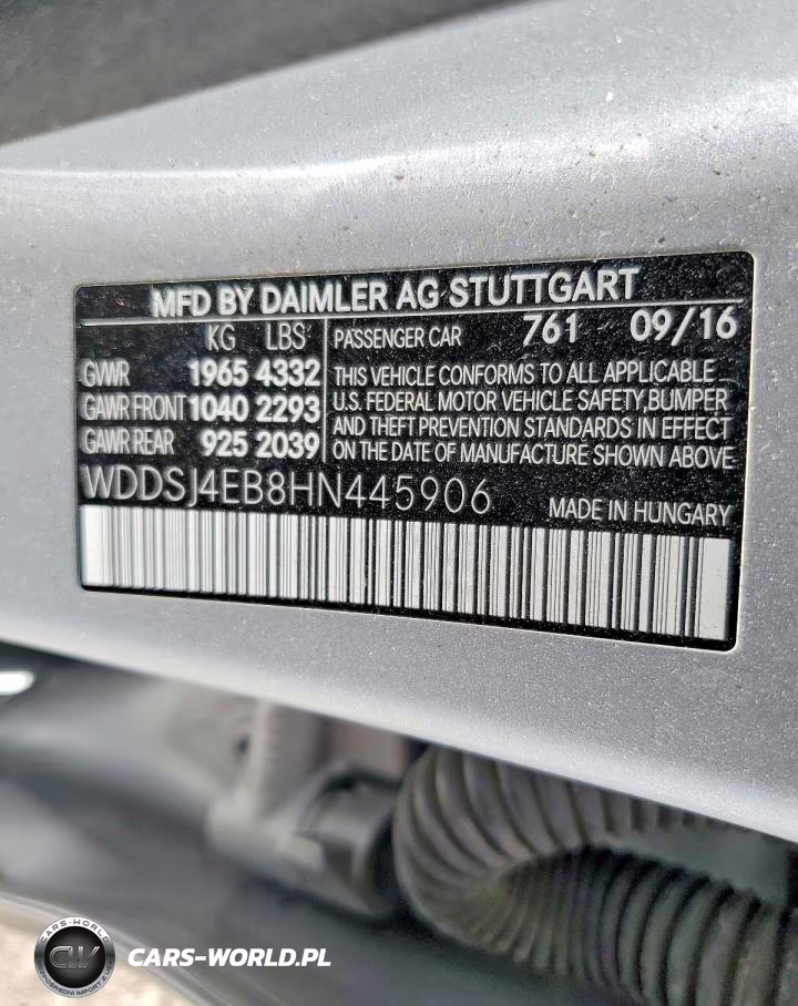2017 Mercedes-Benz Cla 250 VIN:WDDSJ4EB8HN445906 - 13