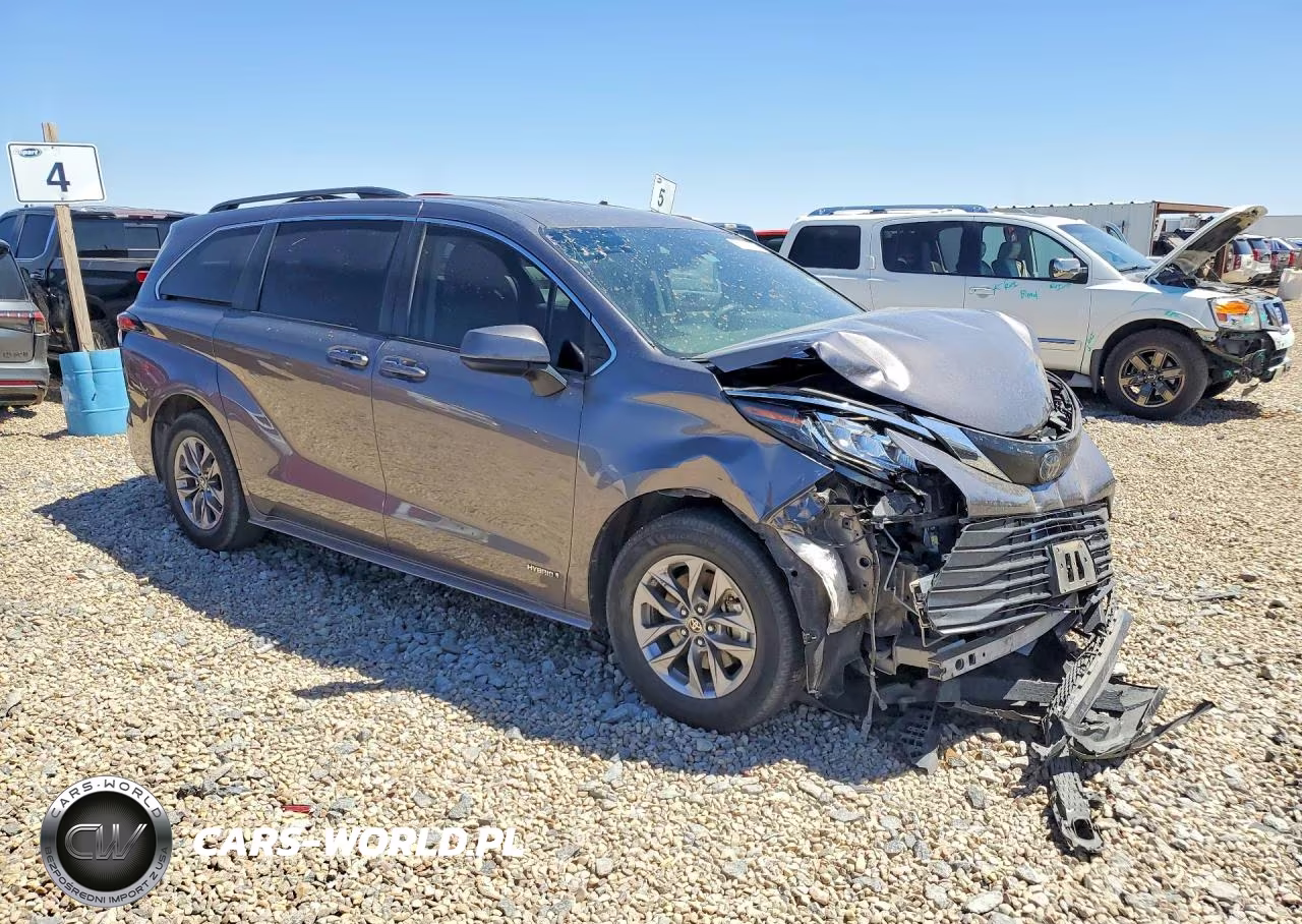 2021 Toyota Sienna Le VIN:5TDKRKEC7MS052290 - 4