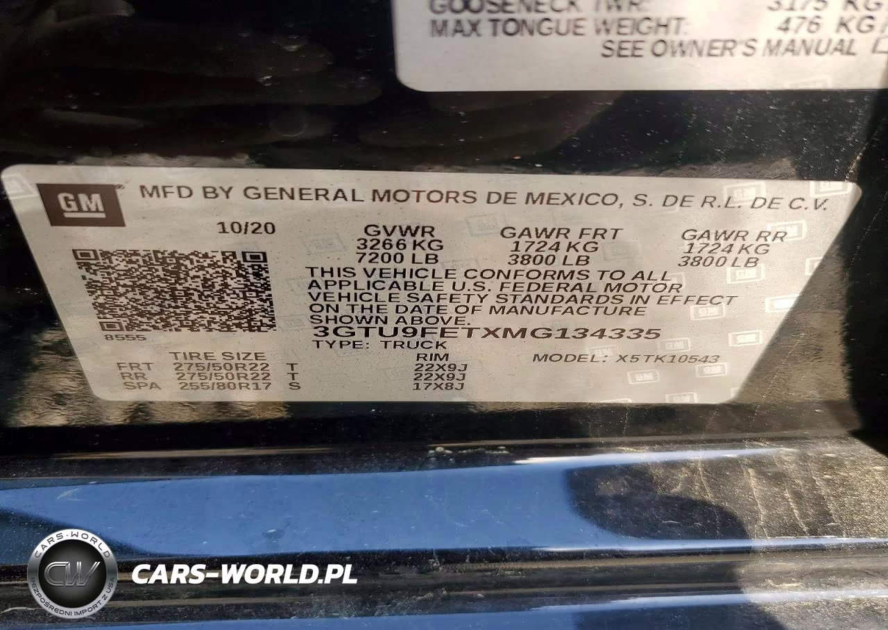 2021 GMC Sierra K1500 Denali VIN:3GTU9FETXMG134335 - 13