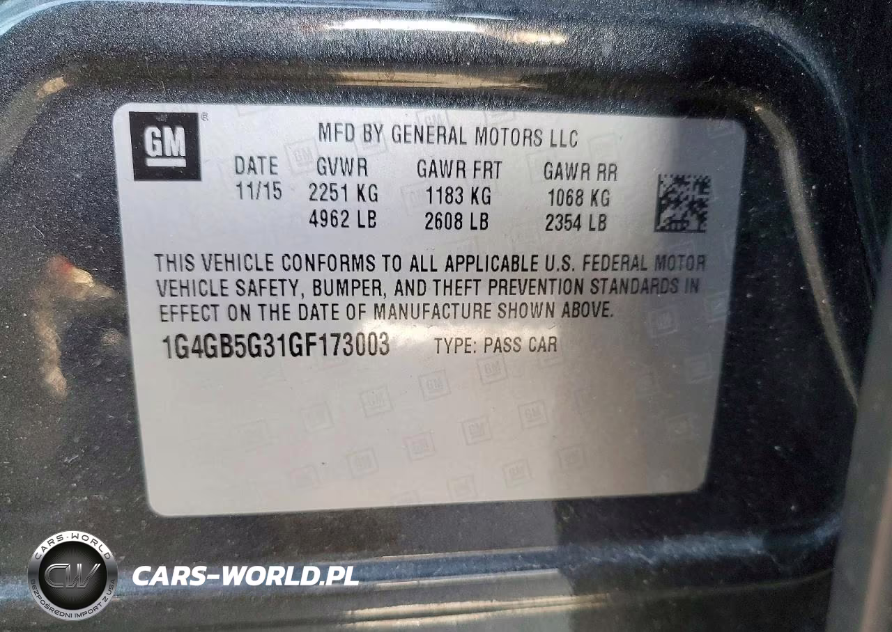 2016 Buick Lacrosse VIN:1G4GB5G31GF173003 - 12
