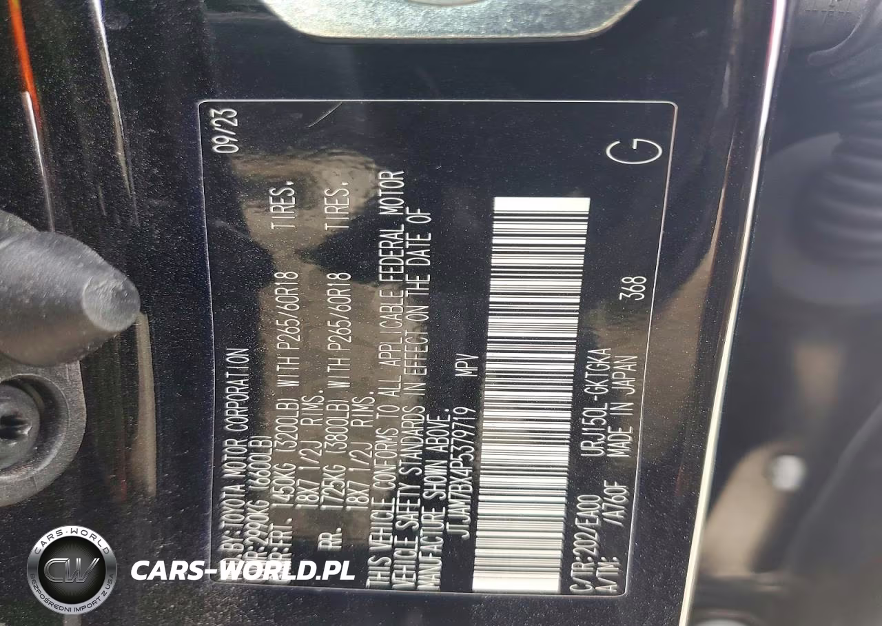 2023 Lexus Gx 460 VIN:JTJAM7BX4P5379719 - 13