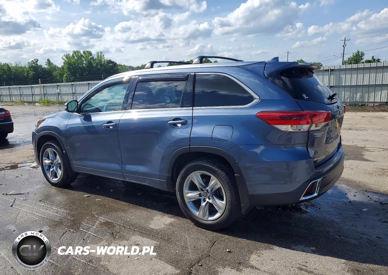 2019 Toyota Highlander Limited VIN:5TDDZRFH3KS737024 - 2