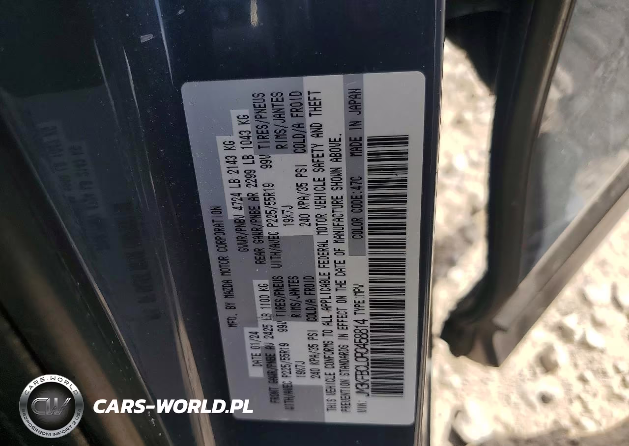 2024 Mazda Cx-5 Preferred VIN:JM3KFBCL0R0458814 - 13