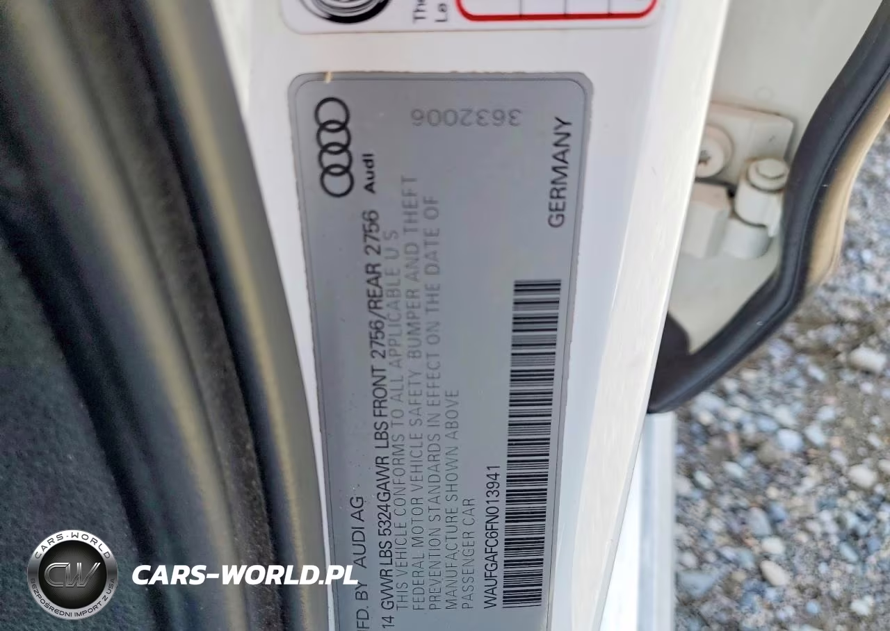2015 Audi A6 Premium Plus VIN:WAUFGAFC6FN013941 - 12