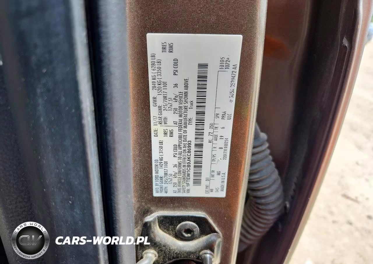 2018 Ford F150 Supercrew VIN:1FTEW1CB9JKC86993 - 13