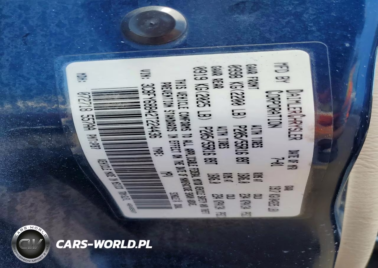 2002 Chrysler Pt Cruiser Limited VIN:3C8FY68B42T224436 - 13