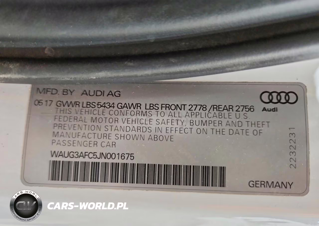 2018 Audi A6 Premium Plus VIN:WAUG3AFC5JN001675 - 12