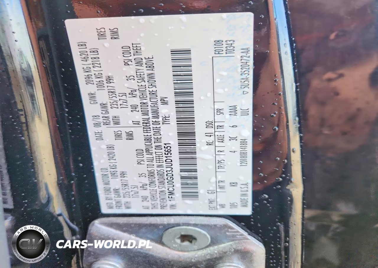 2018 Ford Escape Se VIN:1FMCU0GD3JUD15651 - 13