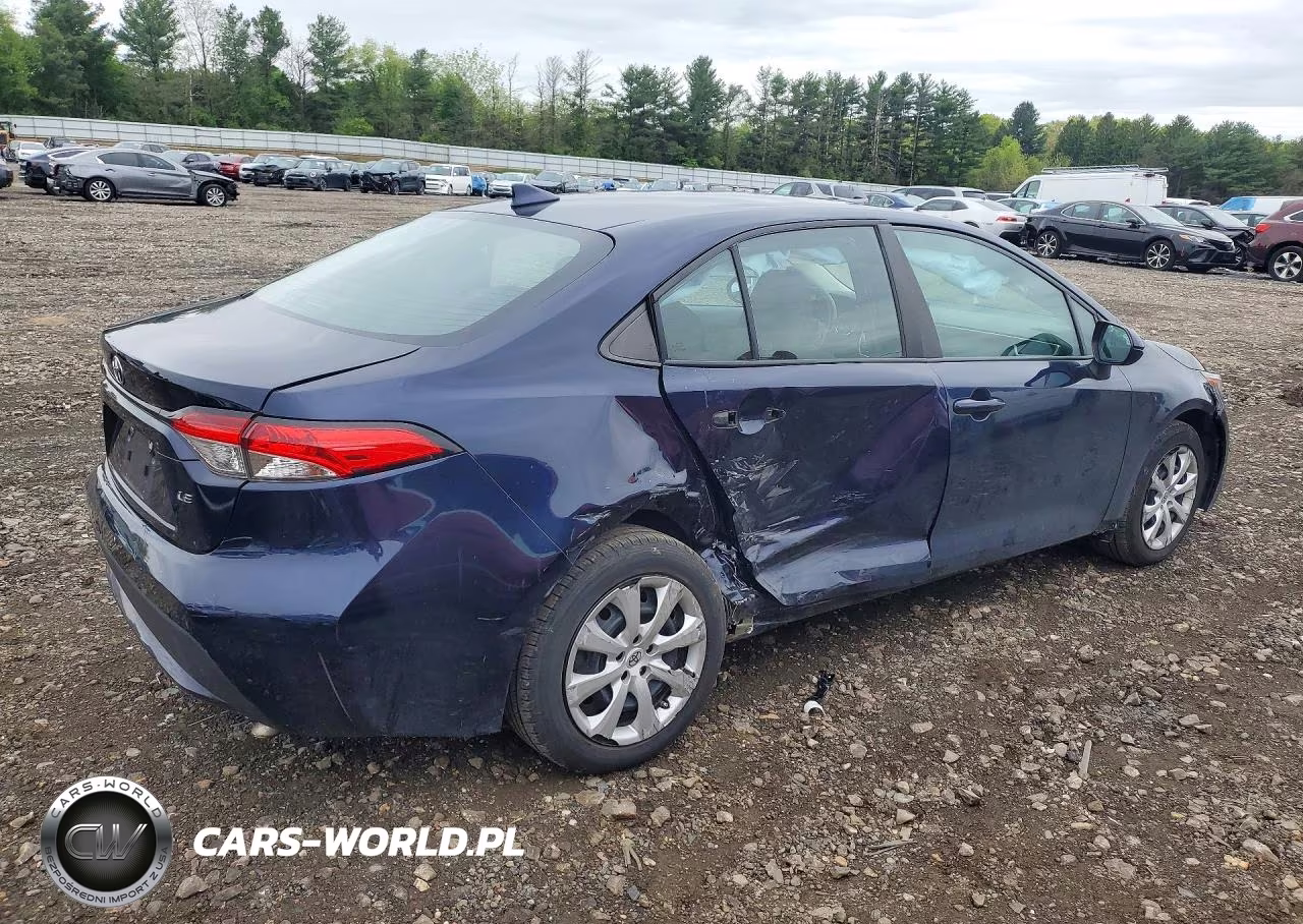 2022 Toyota Corolla Le VIN:5YFEPMAE7NP294593 - 3