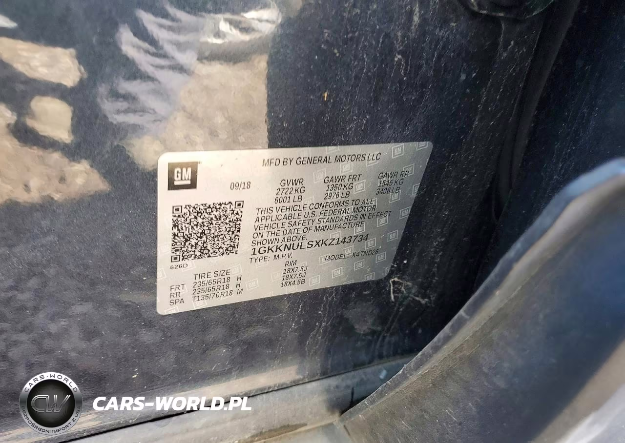 2019 GMC Acadia Slt-1 VIN:1GKKNULSXKZ143734 - 13