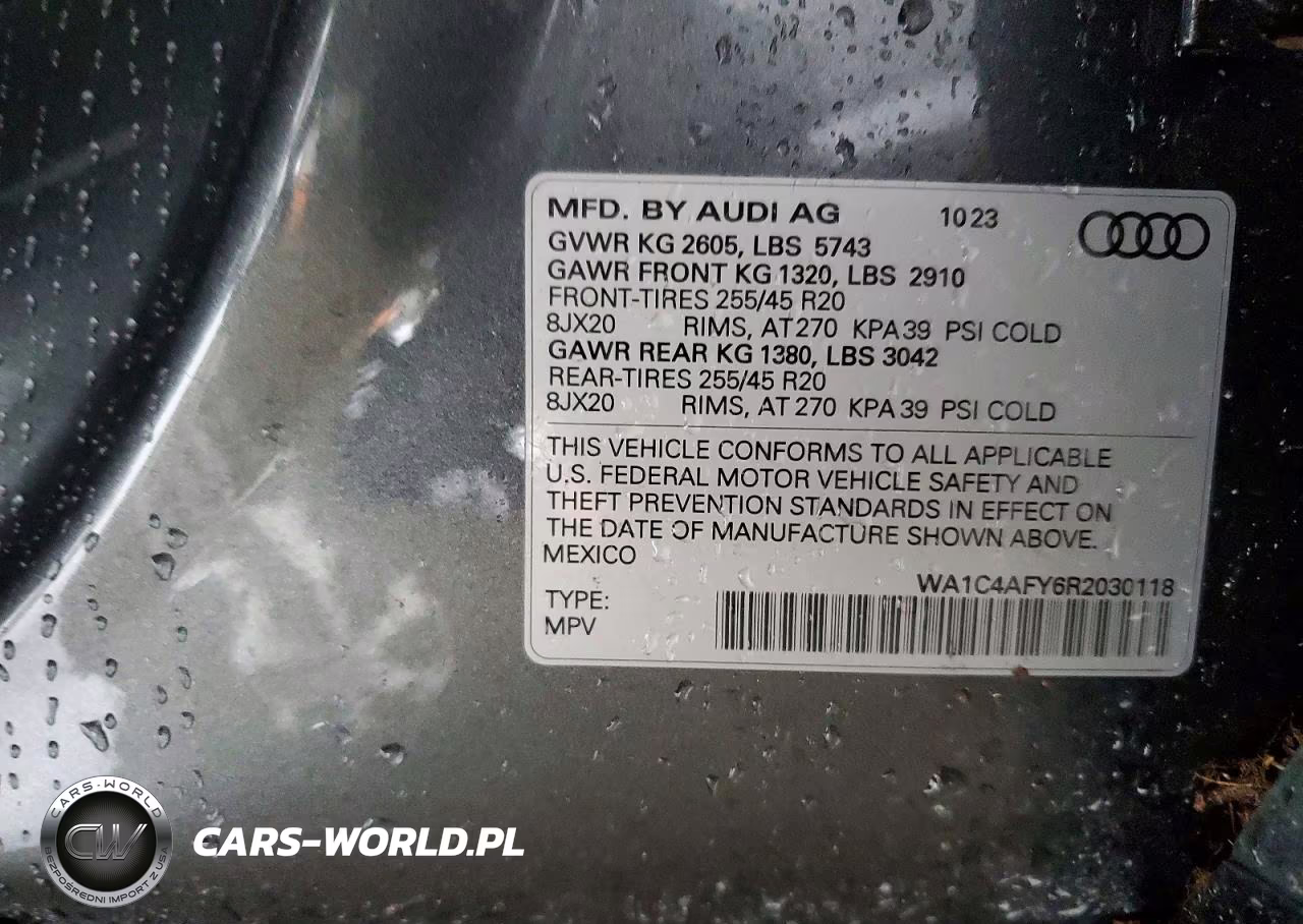 2024 Audi Sq5 Prestige VIN:WA1C4AFY6R2030118 - 13