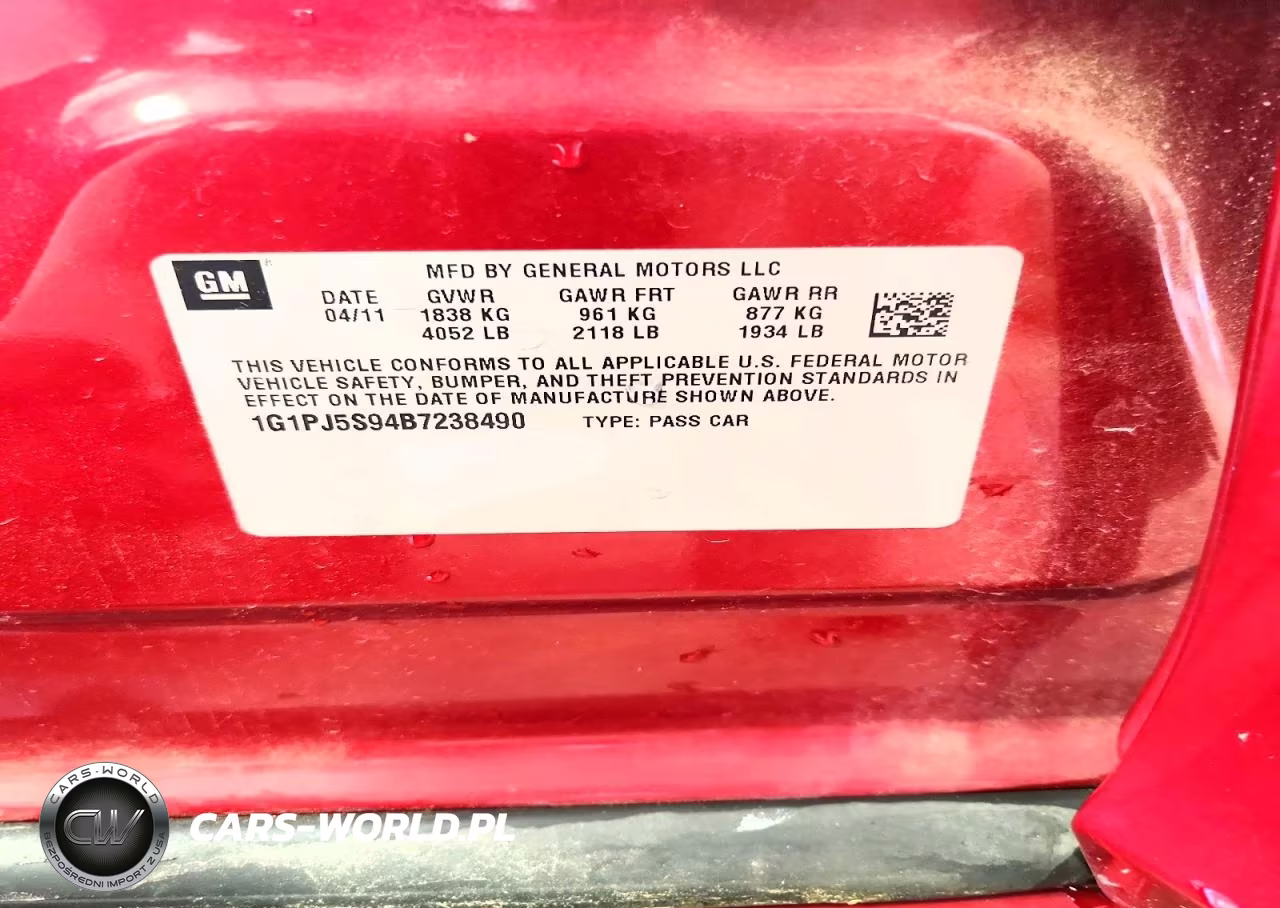 2011 Chevrolet Cruze Eco VIN:1G1PJ5S94B7238490 - 12