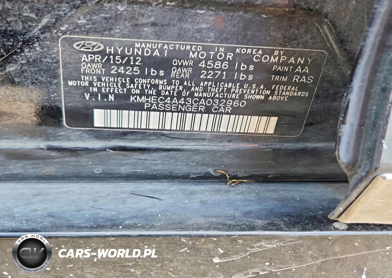 2012 Hyundai Sonata Hybrid VIN:KMHEC4A43CA032960 - 13