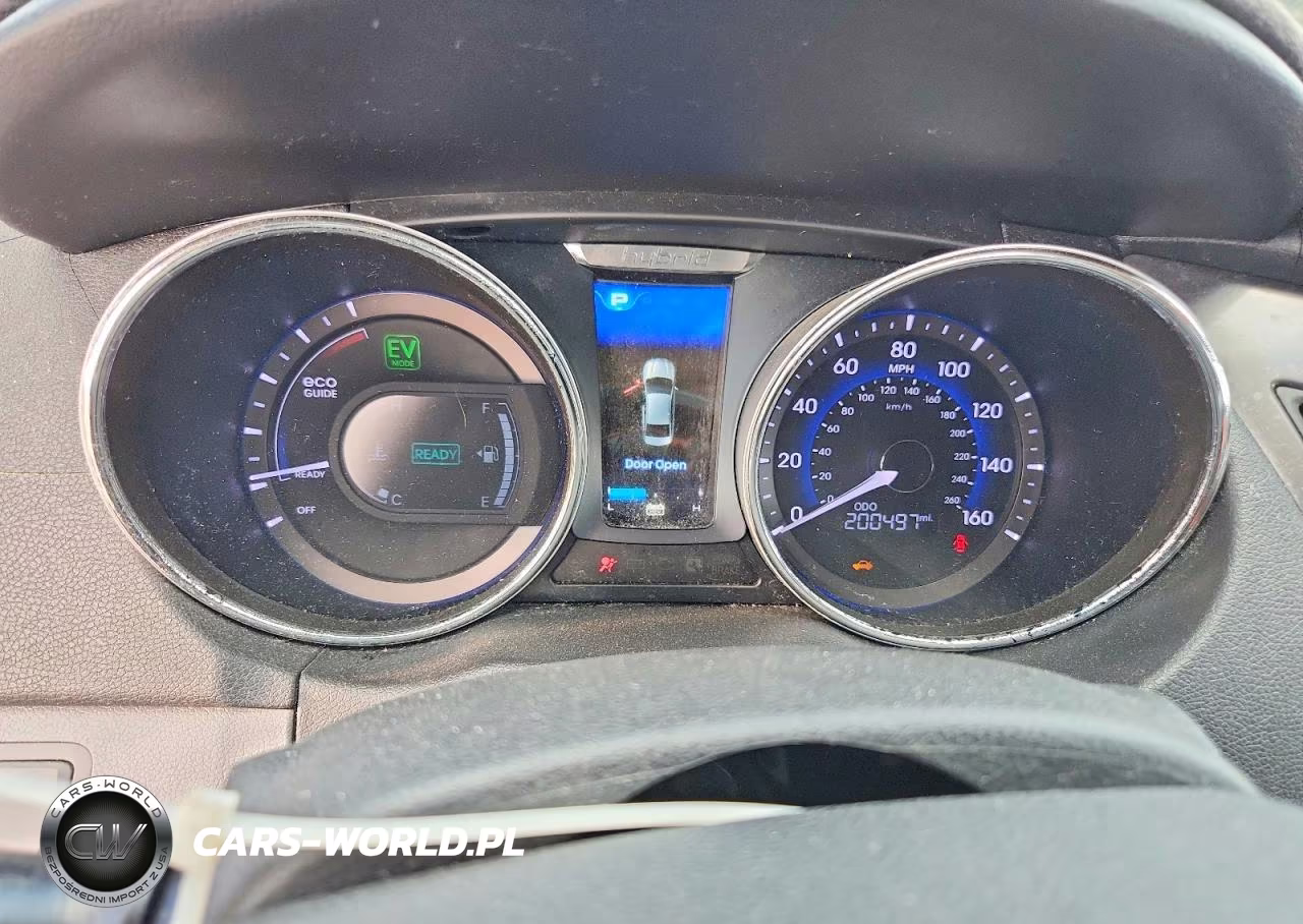 2012 Hyundai Sonata Hybrid VIN:KMHEC4A43CA032960 - 9
