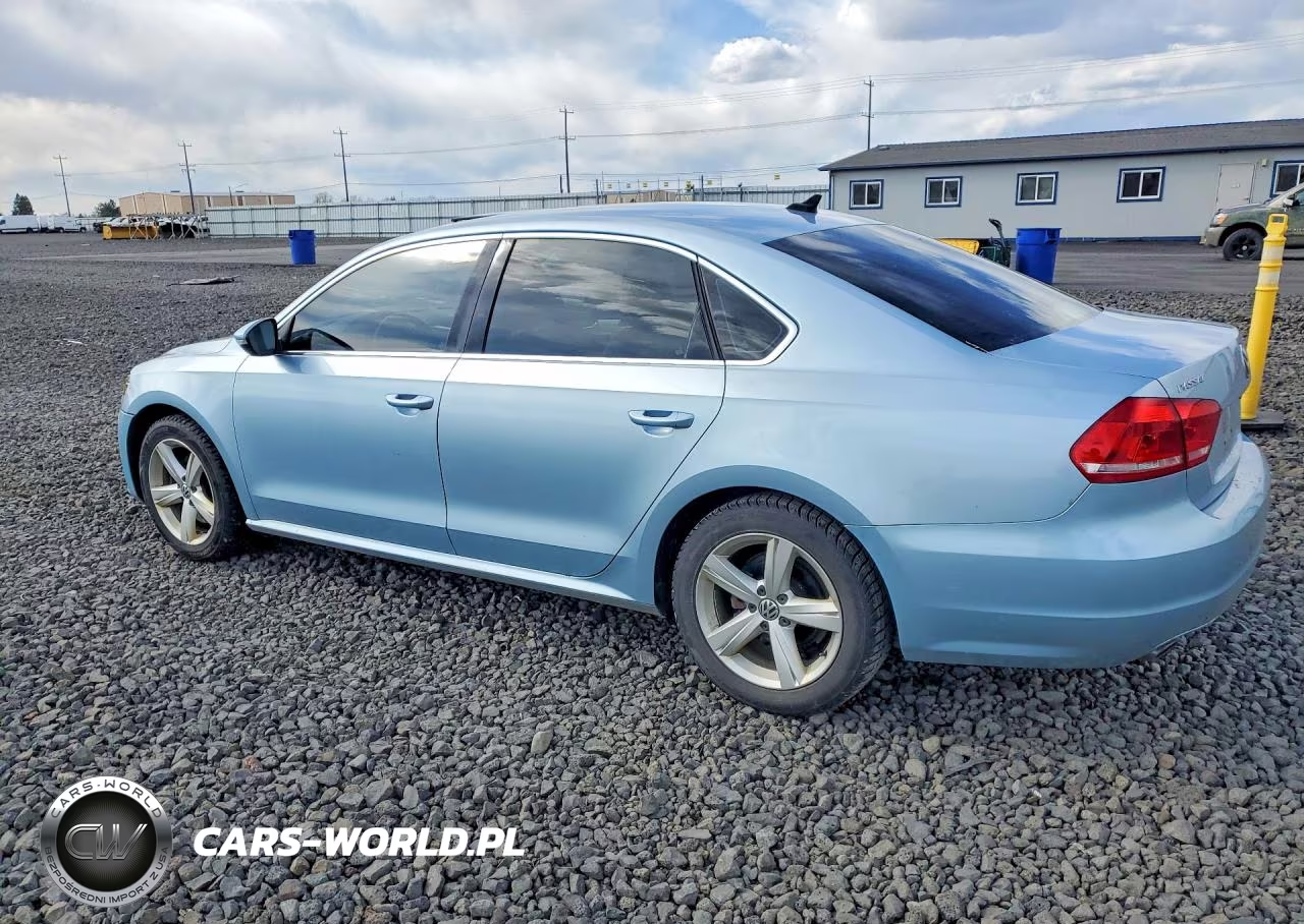 2012 Volkswagen Passat Se VIN:1VWBN7A34CC045647 - 2