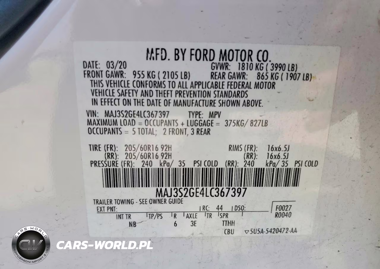 2020 Ford Ecosport Se VIN:MAJ3S2GE4LC367397 - 12