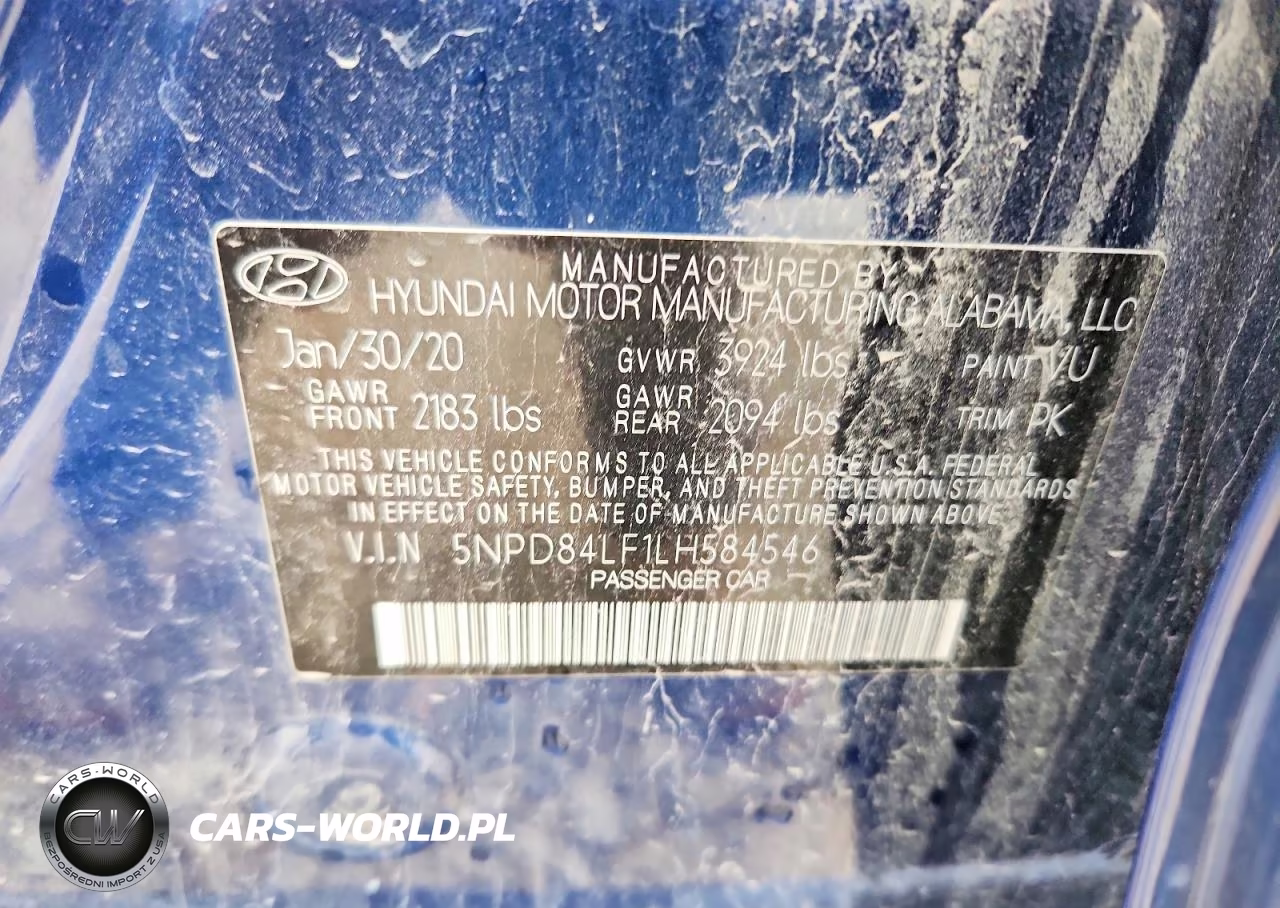 2020 Hyundai Elantra Sel VIN:5NPD84LF1LH584546 - 12