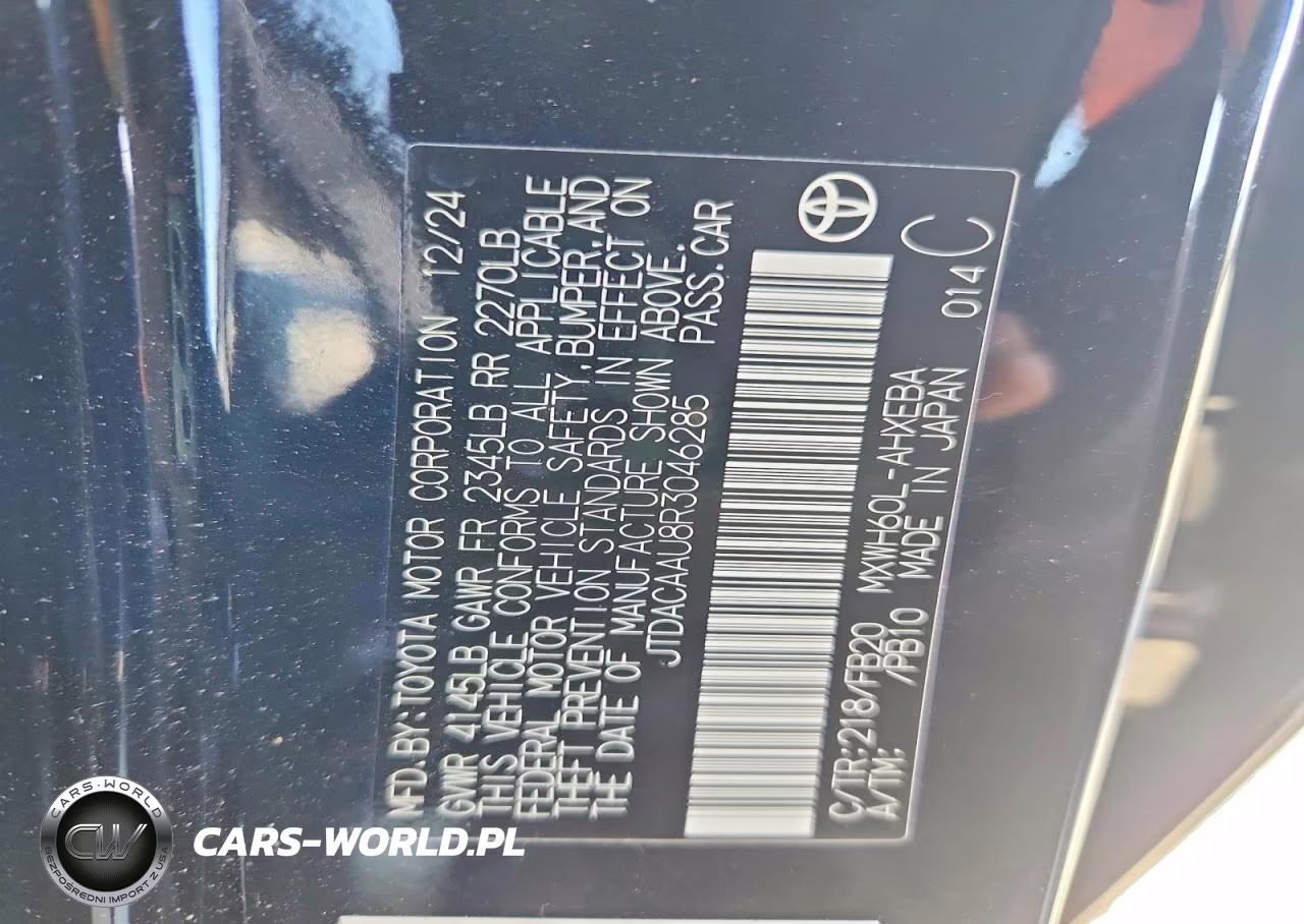 2024 Toyota Prius Le VIN:JTDACAAU8R3046285 - 13